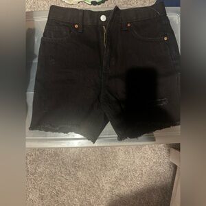 Old Navy Black Denim Shorts